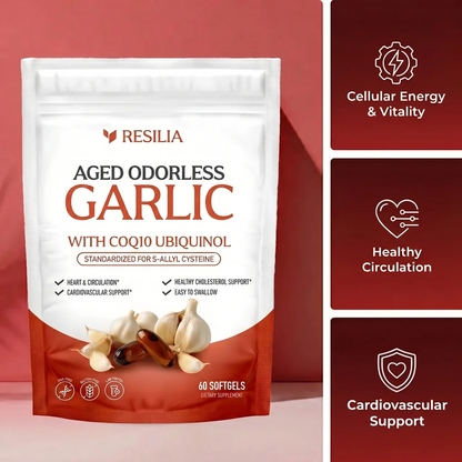 Resilia@ Aged Odorless Garlic