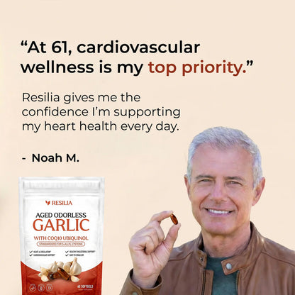 Resilia@ Aged Odorless Garlic